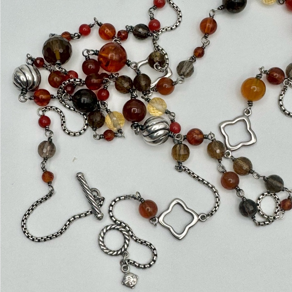 David Yurman Elements Multistone Bead Necklace - image 5